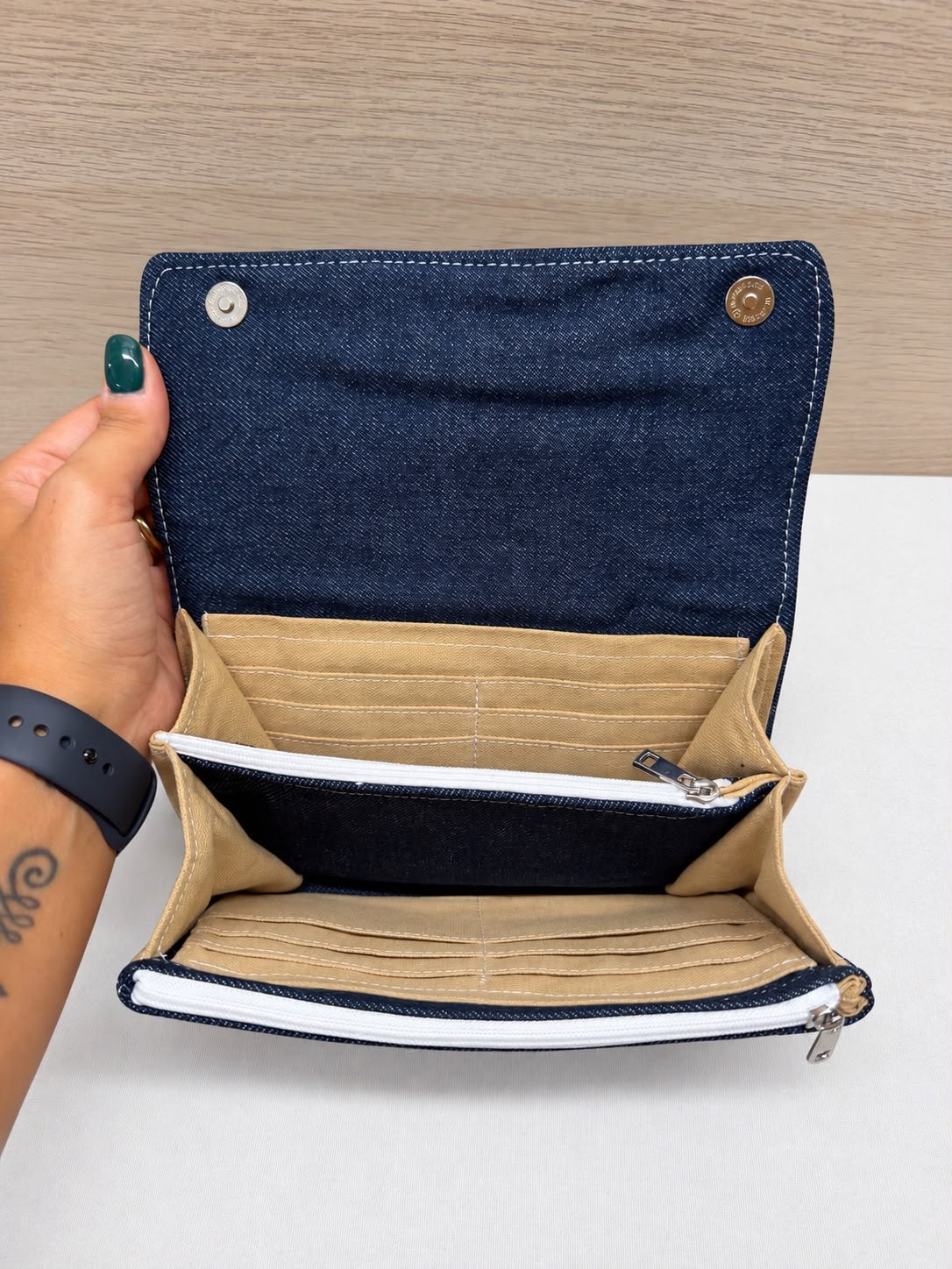 Borsellino - Jeans e Beige